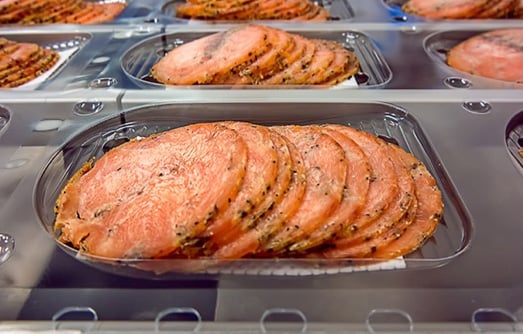 Easy-to-open sliced salmon packs
