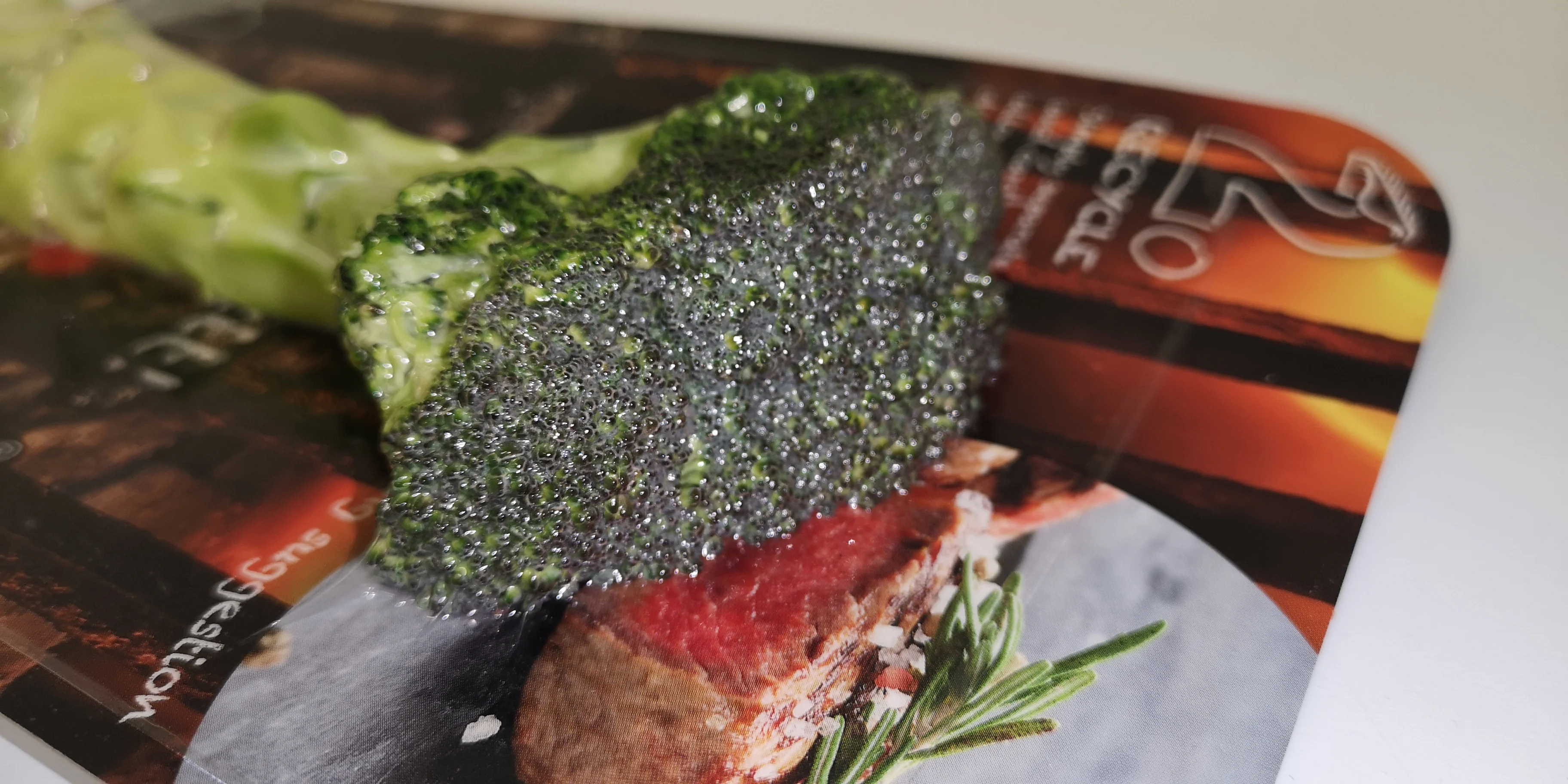 Flatskin produce brocoli